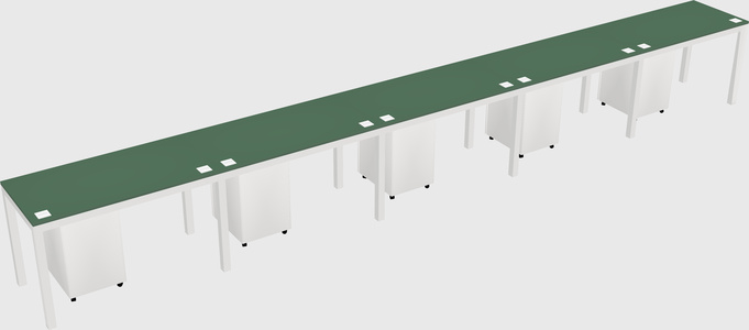 Rectangular desk