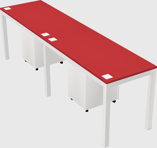 Rectangular desk