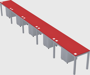 Rectangular desk