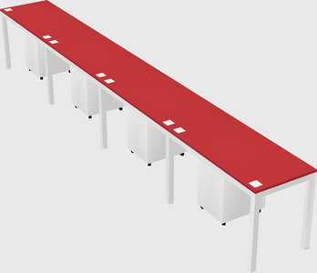 Rectangular desk