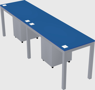 Rectangular desk