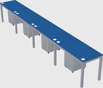 Rectangular desk