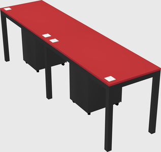 Rectangular desk