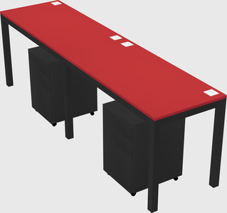 Rectangular desk