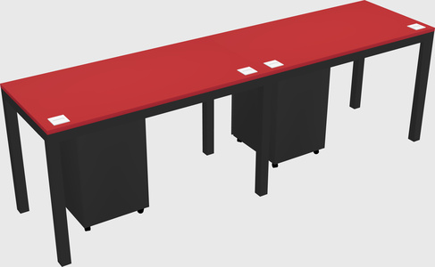 Rectangular desk