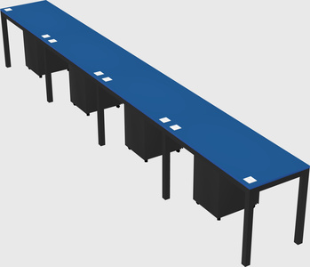 Rectangular desk