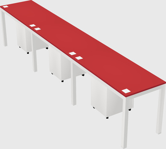 Rectangular desk