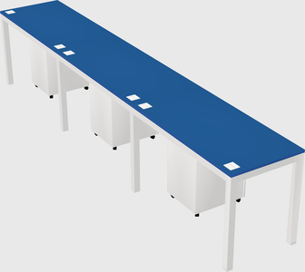 Rectangular desk