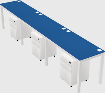 Rectangular desk