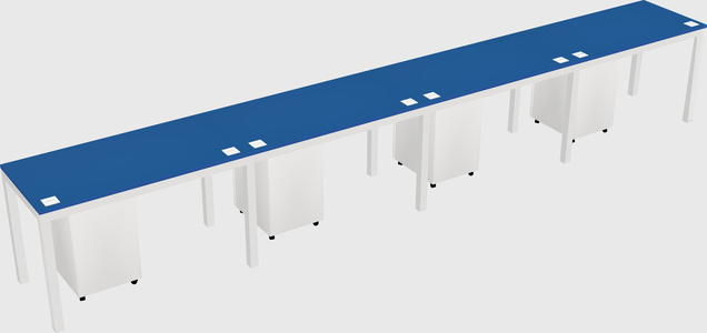 Rectangular desk