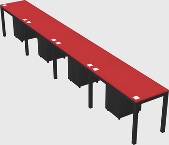 Rectangular desk