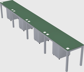 Rectangular desk