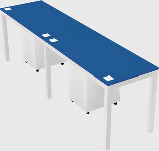 Rectangular desk