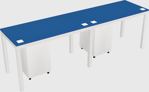 Rectangular desk