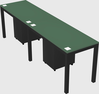 Rectangular desk