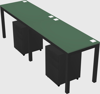 Rectangular desk