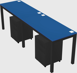 Rectangular desk
