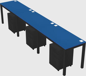Rectangular desk