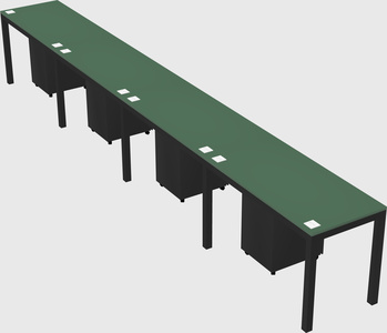 Rectangular desk