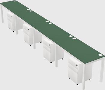 Rectangular desk
