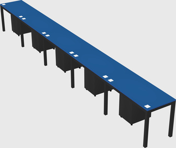 Rectangular desk