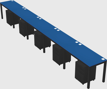 Rectangular desk