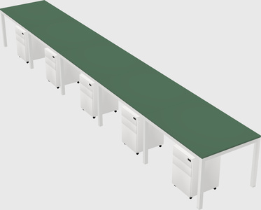 Rectangular desk