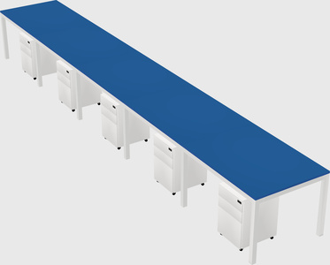 Rectangular desk