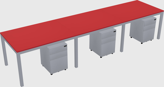 Rectangular desk