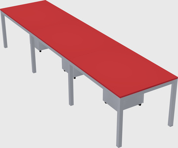 Rectangular desk