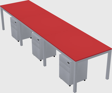 Rectangular desk