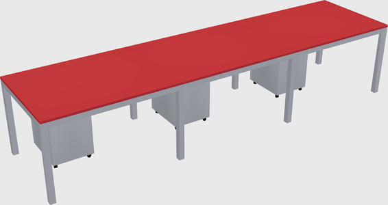 Rectangular desk