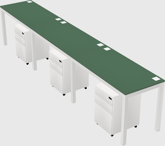 Rectangular desk