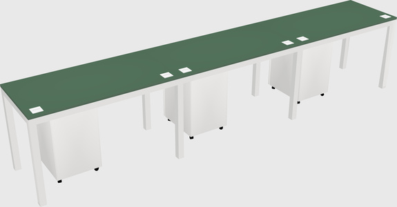 Rectangular desk