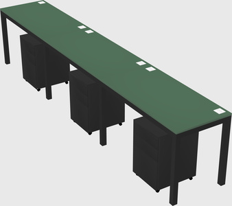 Rectangular desk