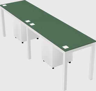 Rectangular desk