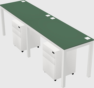 Rectangular desk