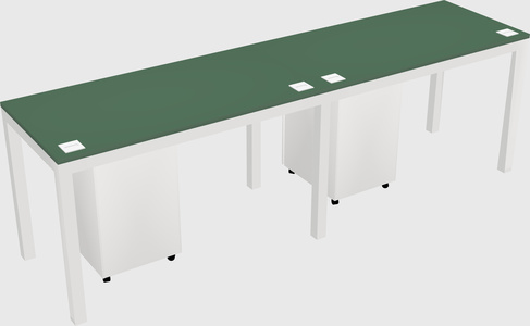 Rectangular desk