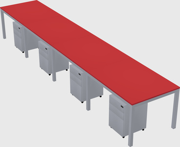 Rectangular desk