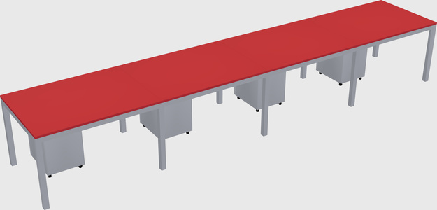 Rectangular desk