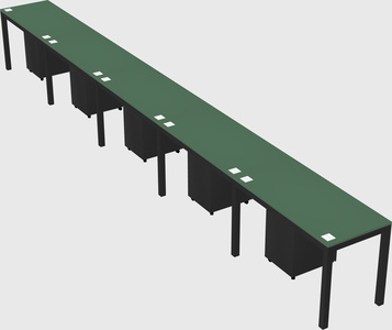Rectangular desk