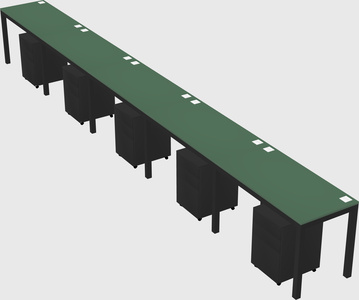 Rectangular desk