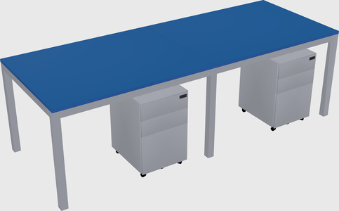Rectangular desk