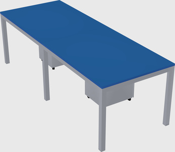 Rectangular desk