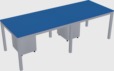 Rectangular desk