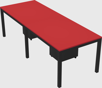 Rectangular desk