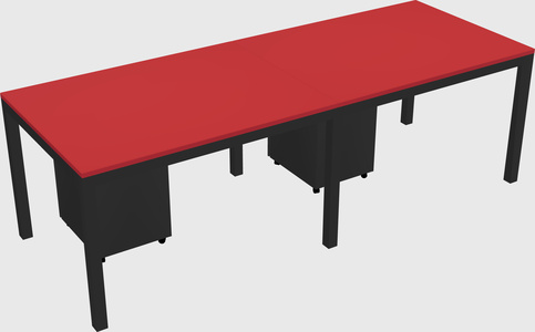 Rectangular desk