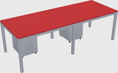 Rectangular desk