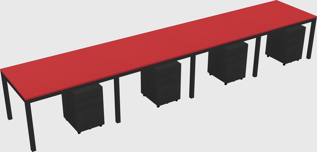 Rectangular desk