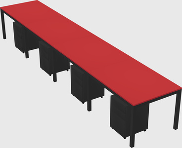 Rectangular desk